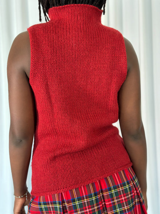 Wool Knit Vest [M]