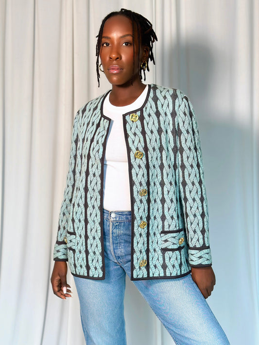 Vintage Cardigan Blazer [M/L]