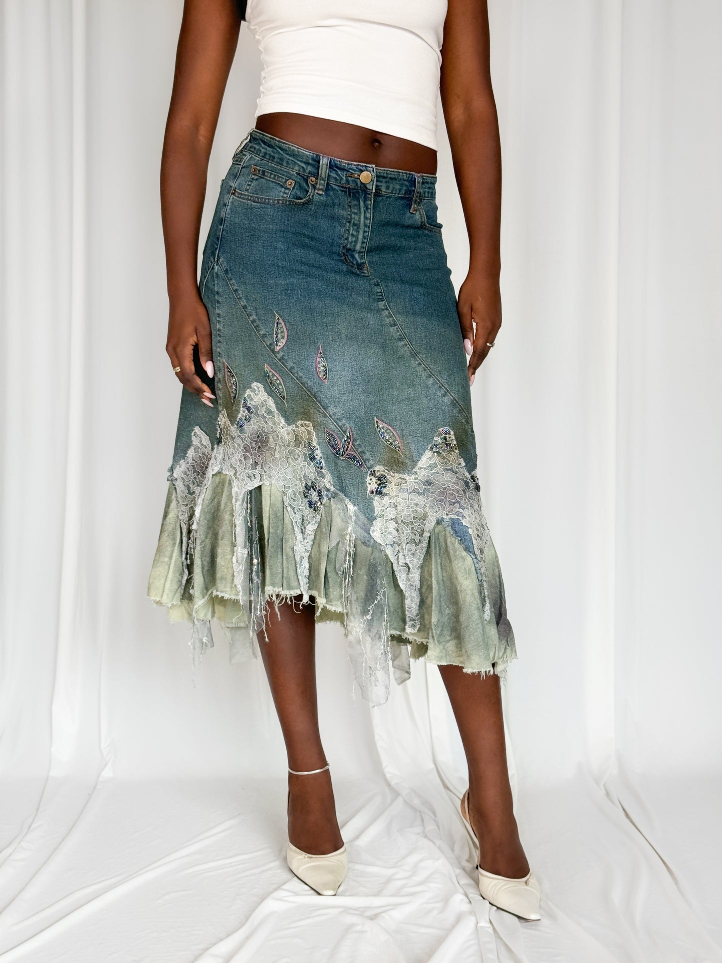 Royal Denim skirt [L]