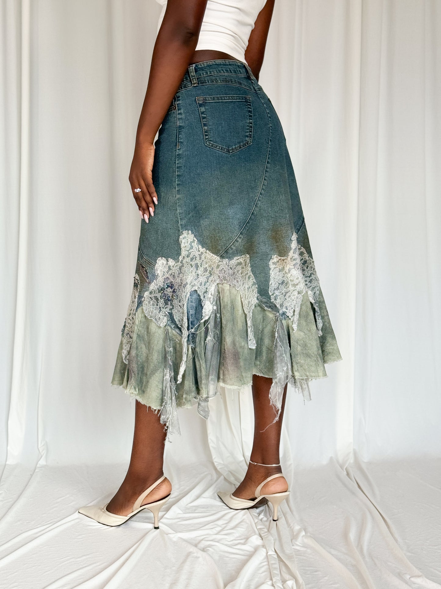 Royal Denim skirt [L]