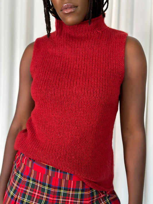 Wool Knit Vest [M]