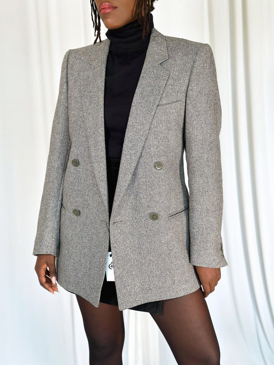 Blazer en laine gris [M]