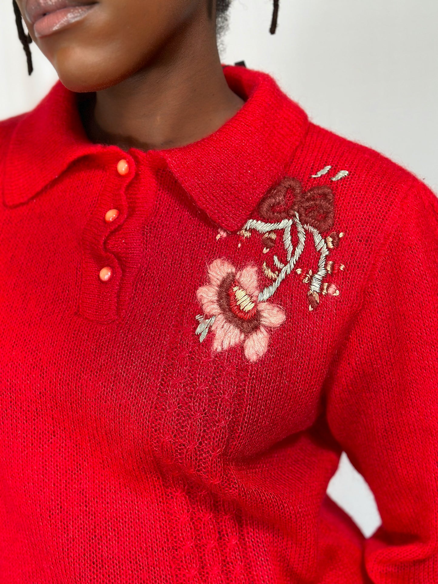 Red Wool Sweater [M/L]