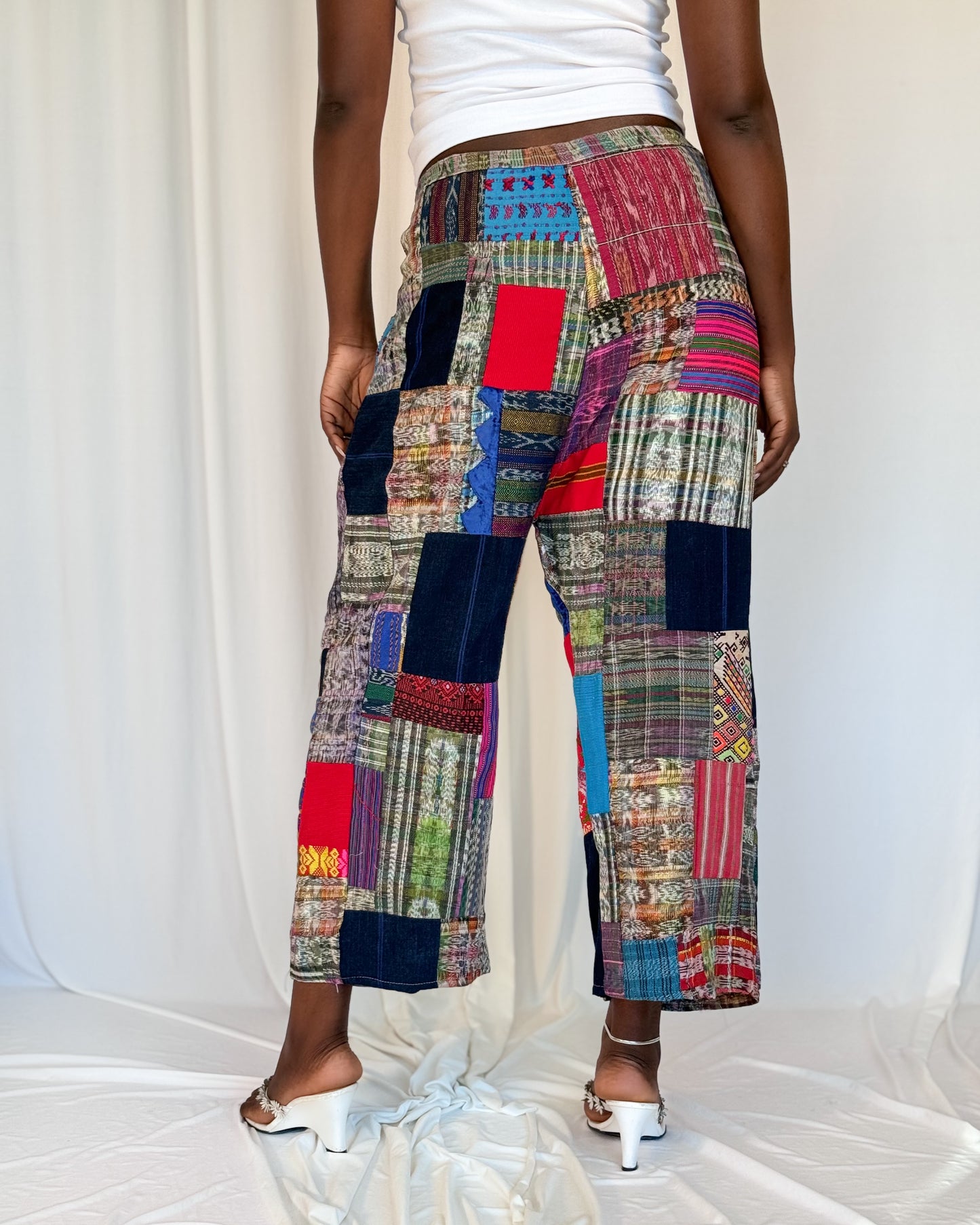 Pantalon patchwork vintage