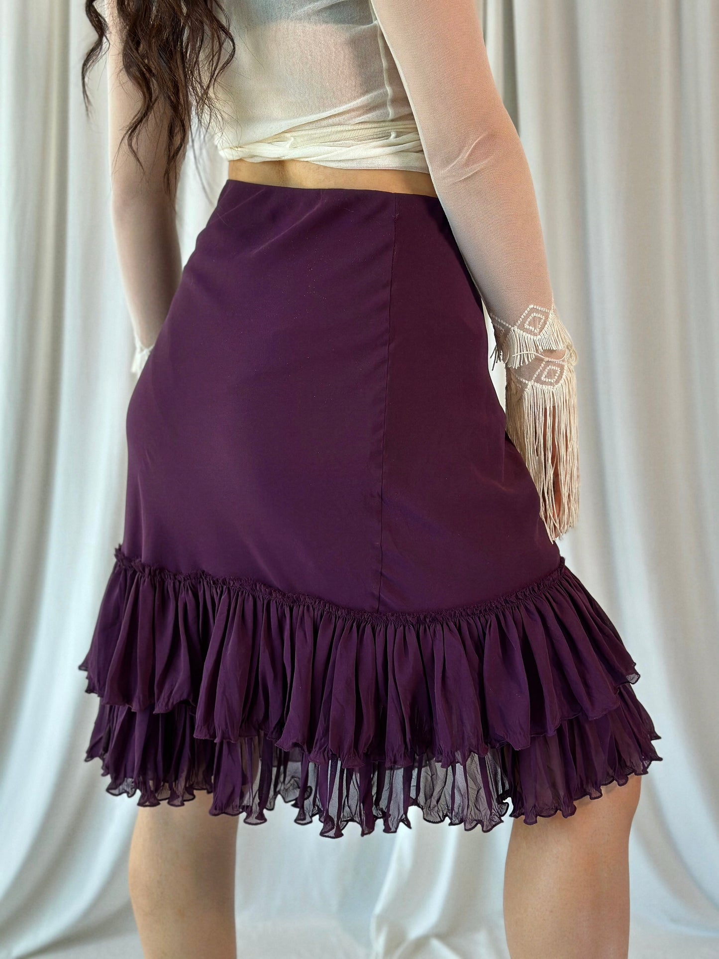 Purple Ruffle Skirt [38]