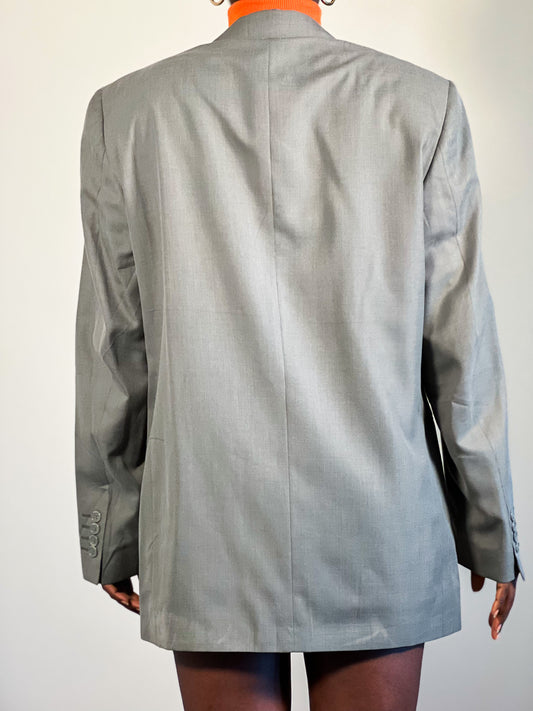 Blazer oversize gris